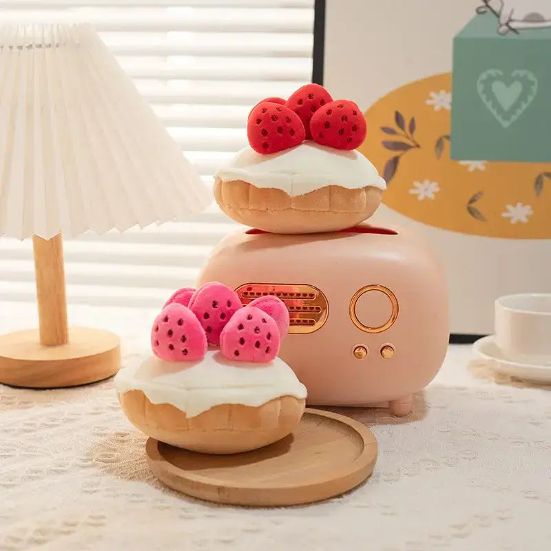 Berrylicious Strawberry Cuddle Cake Kawaii Plushie