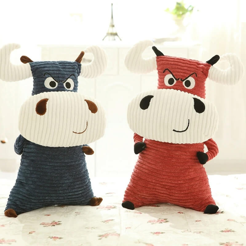 Brazen Bull Plushie red and blue