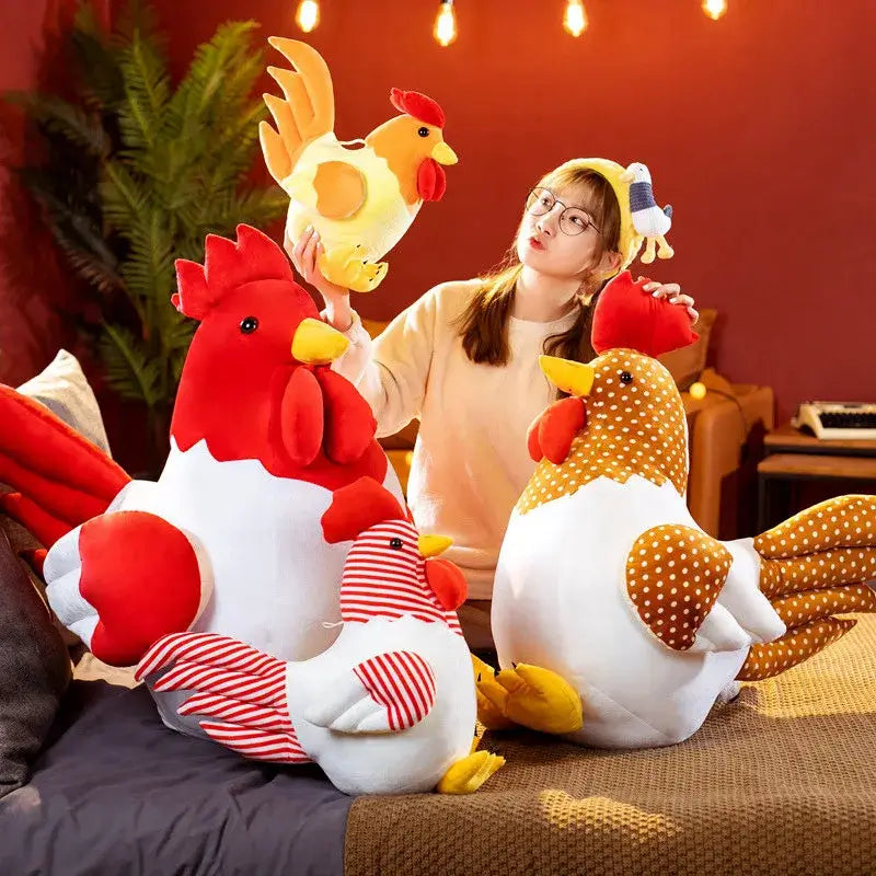 Cock-a-Doodle Companion rooster stuffed animal