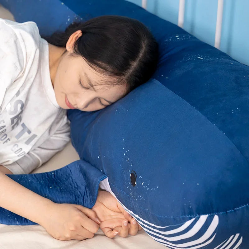 Huggable Humpback Whale Plushie Body Pillow