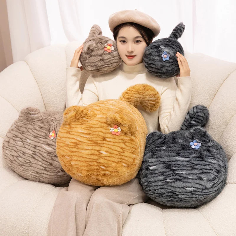 Kawaii Round Kitty Cuddle Plush Sizes and Colors Chart