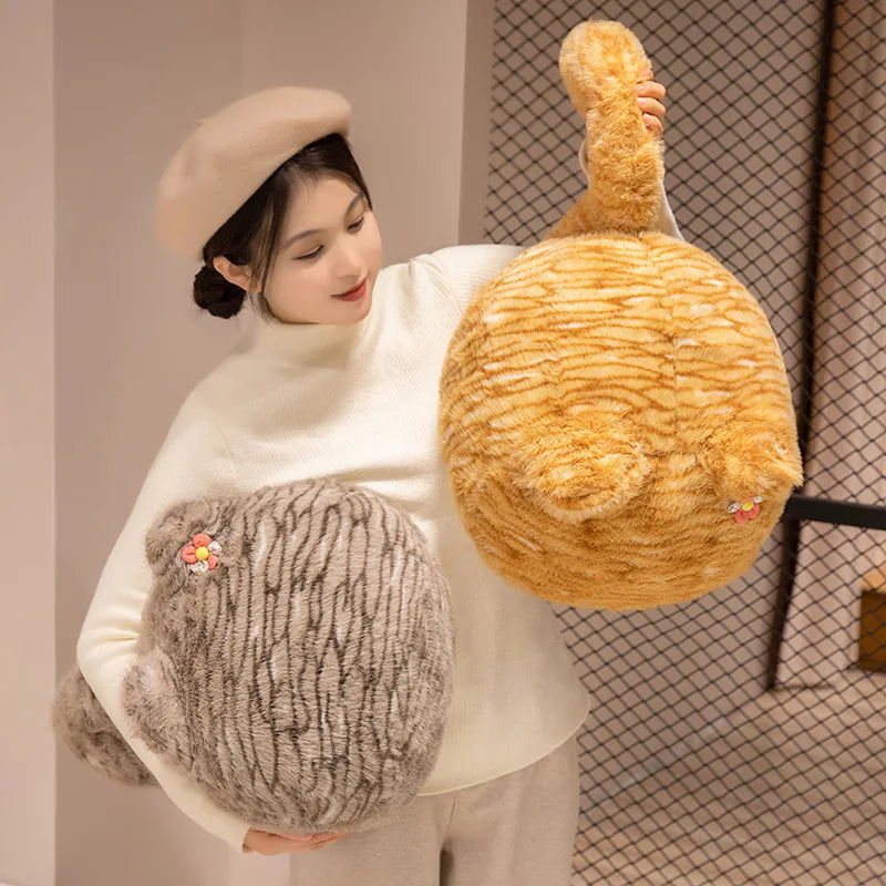 Kawaii Round Kitty Cuddle Plush Large Size soft plush toys