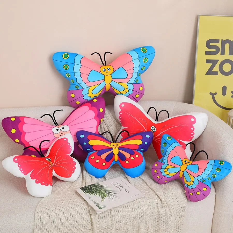 Kawaii Butterfly Plushie Pillow Sizes plush toys