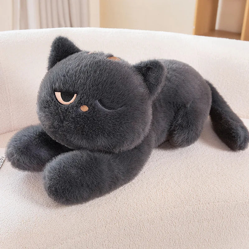 Mega Meow Cat Plushie Gray Color stuffed animal