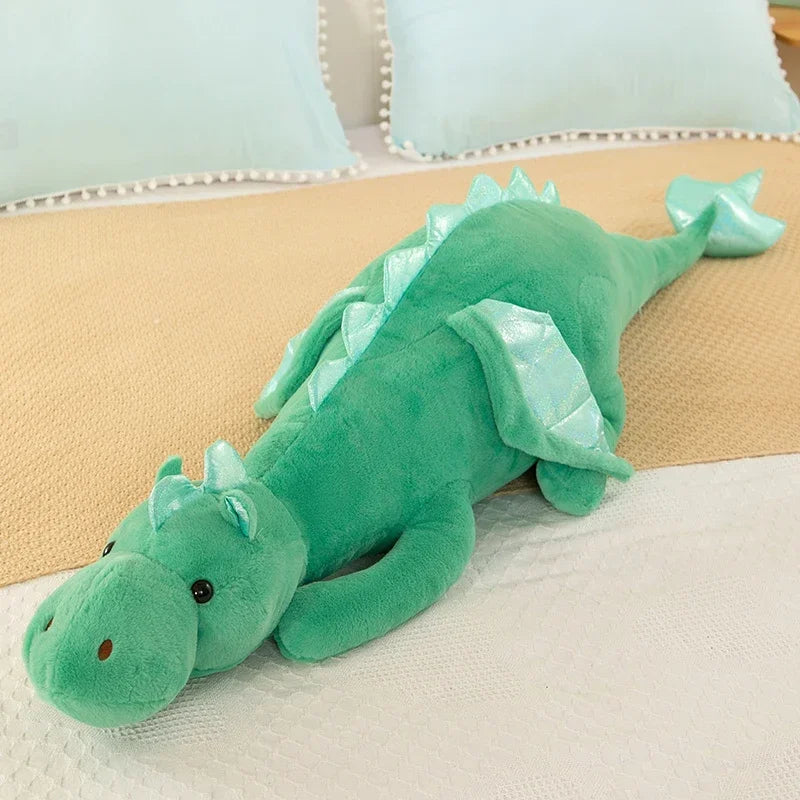 Mythic Hugs Giant Dragon Plushie Green Color plush body pillow
