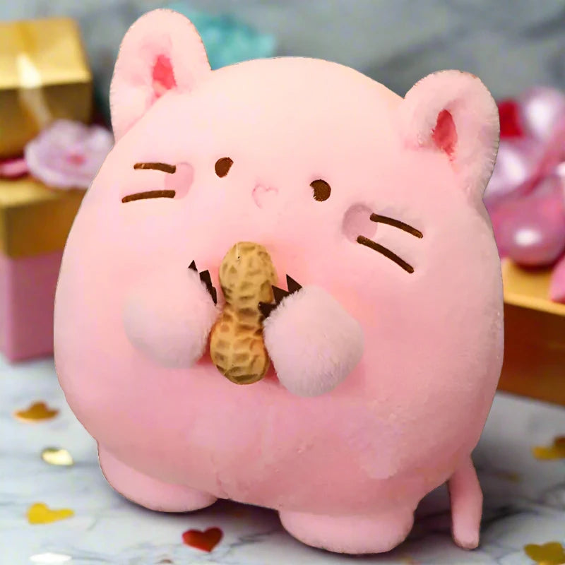 Nuts About You: Kawaii Mouse pink plushie