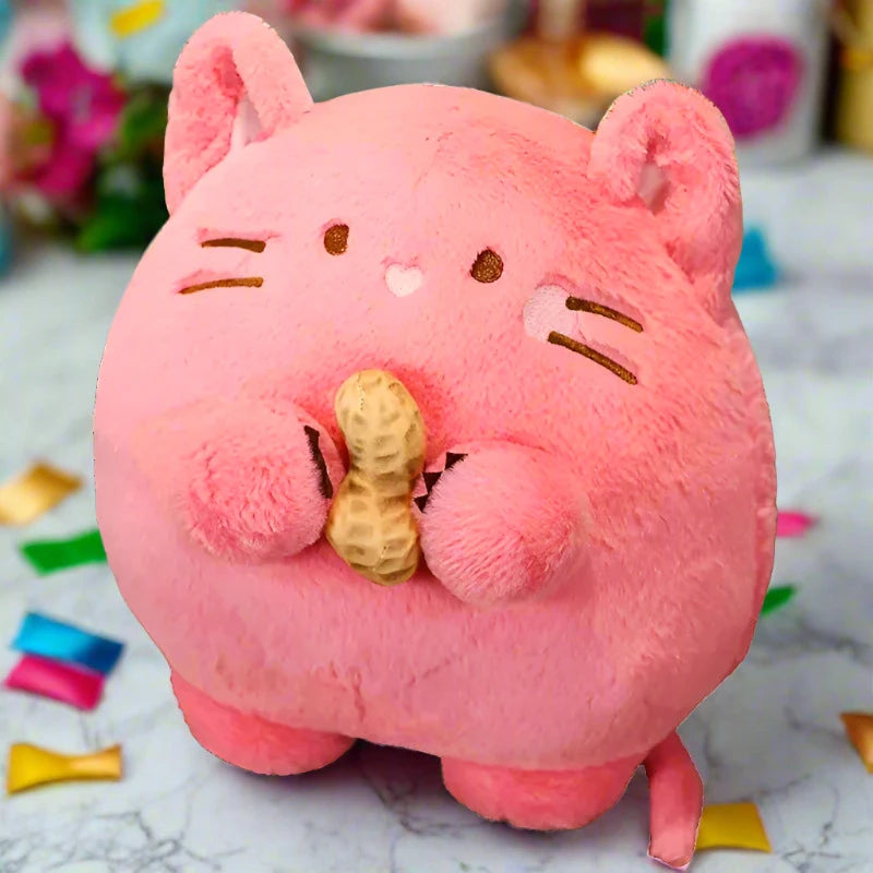 Nuts About You: Kawaii Mouse red stuffed animal