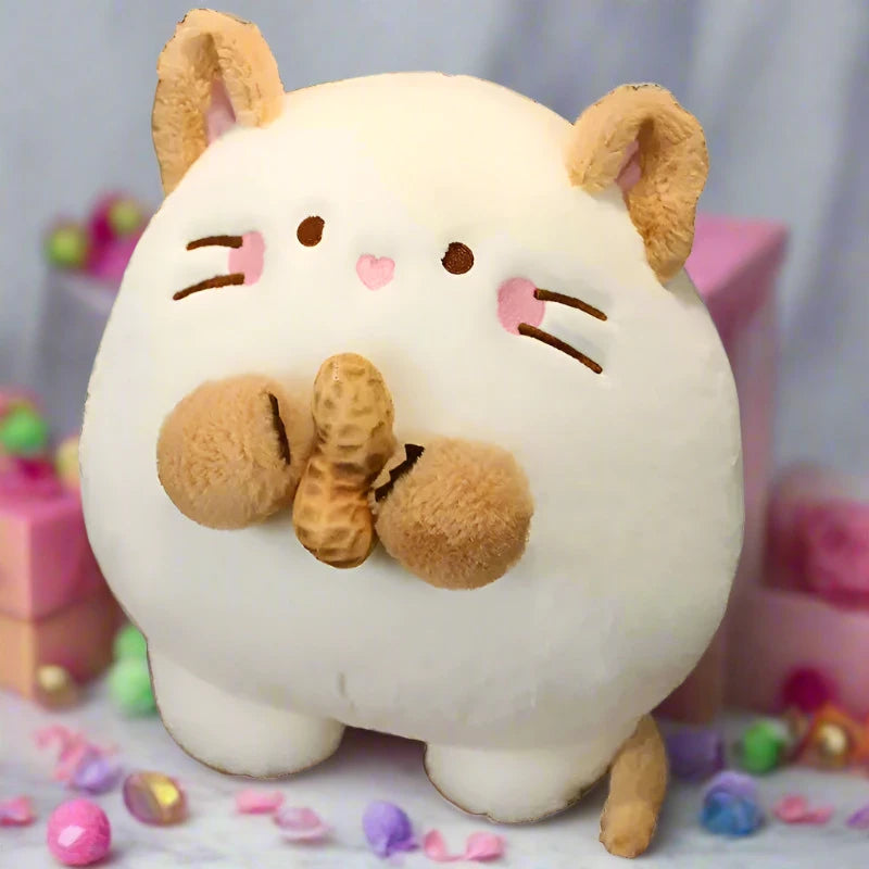 Nuts About You: Kawaii Mouse white plushie