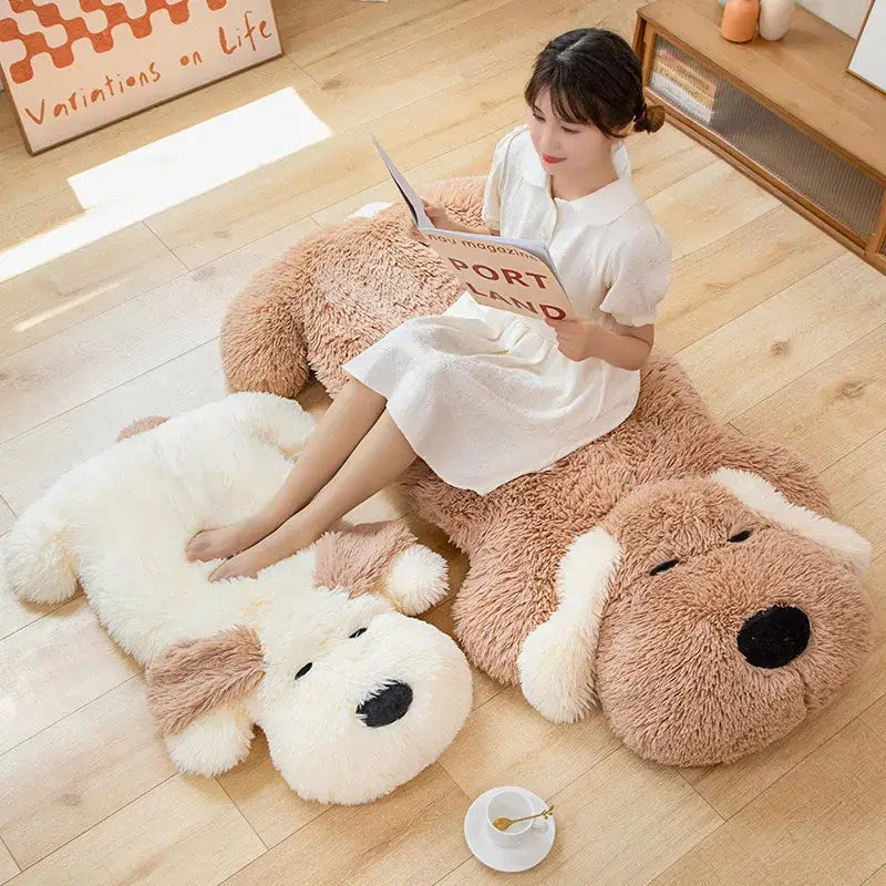 Snuggle Spot Oversized Dog Pillow kawaii plush toy
