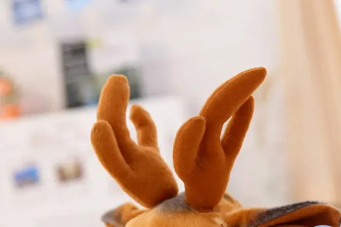 Woodland Wanderer Plush Deer stuffed animal antler detail
