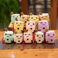 Boba Plush Keychain set of all colors
