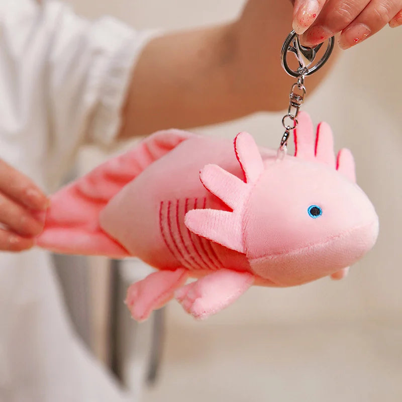 Axolotl Plush Pal Plushie Pink Keychain