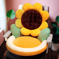 Big Fresh Flower Plush Chair Cushion plushie sunflower