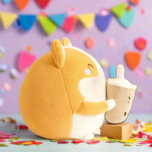 Boba Corgi Plushie, side view