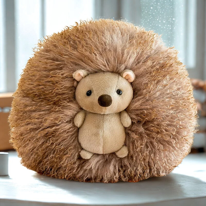 Snuggle Puff Hedgehog Brown stuffed animal