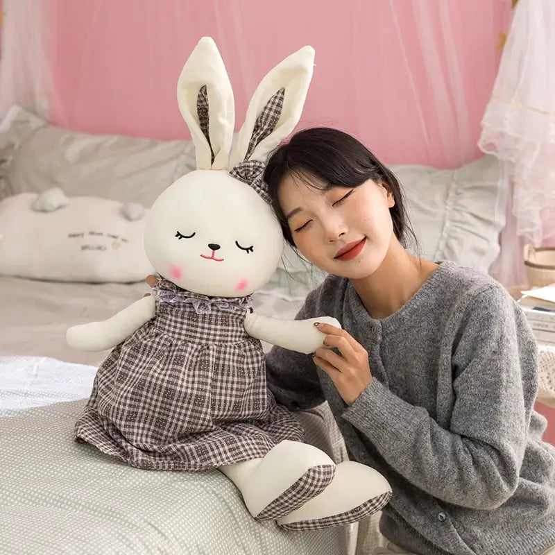Bunny Belle Radiance plushie gray color size large