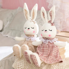 Bunny Belle Radiance stuffed animal pink and yellow