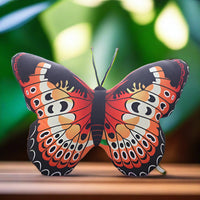 Butterfly Plush Pillow orange color