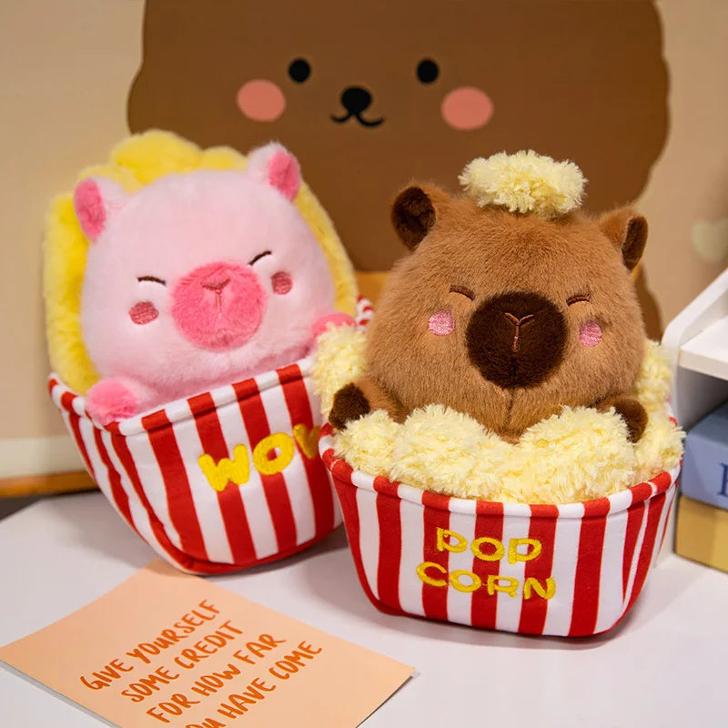 Capybara Cutie Plush Popcorn and Fries