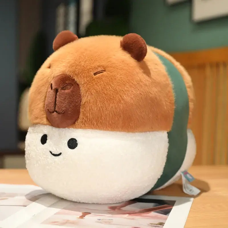 Capybara Sushi Sensation Kawaii Plushie Detail
