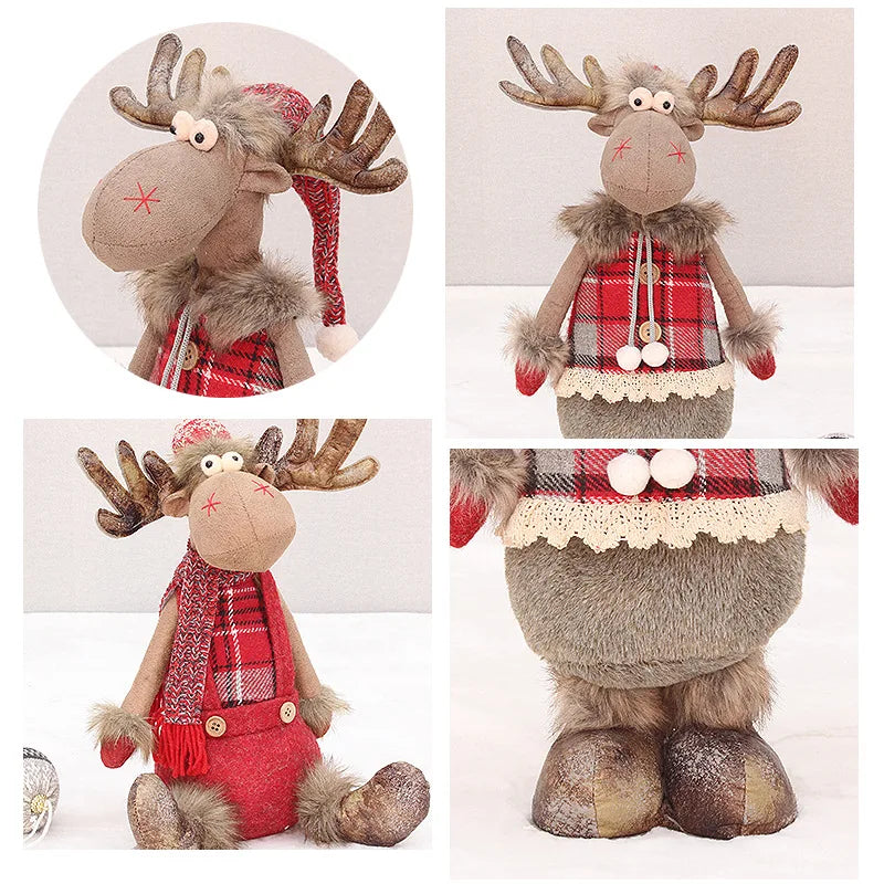 Christmas Reindeer Plush Collection (3 Unique Styles) Detailed View