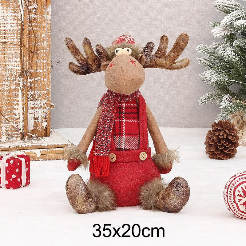 Christmas Reindeer Plush Collection (3 Unique Styles) Sitting