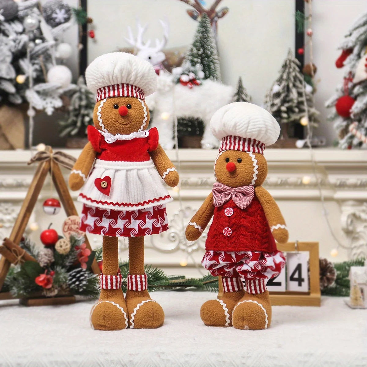 Christmas Stretchable Gingerbread Doll