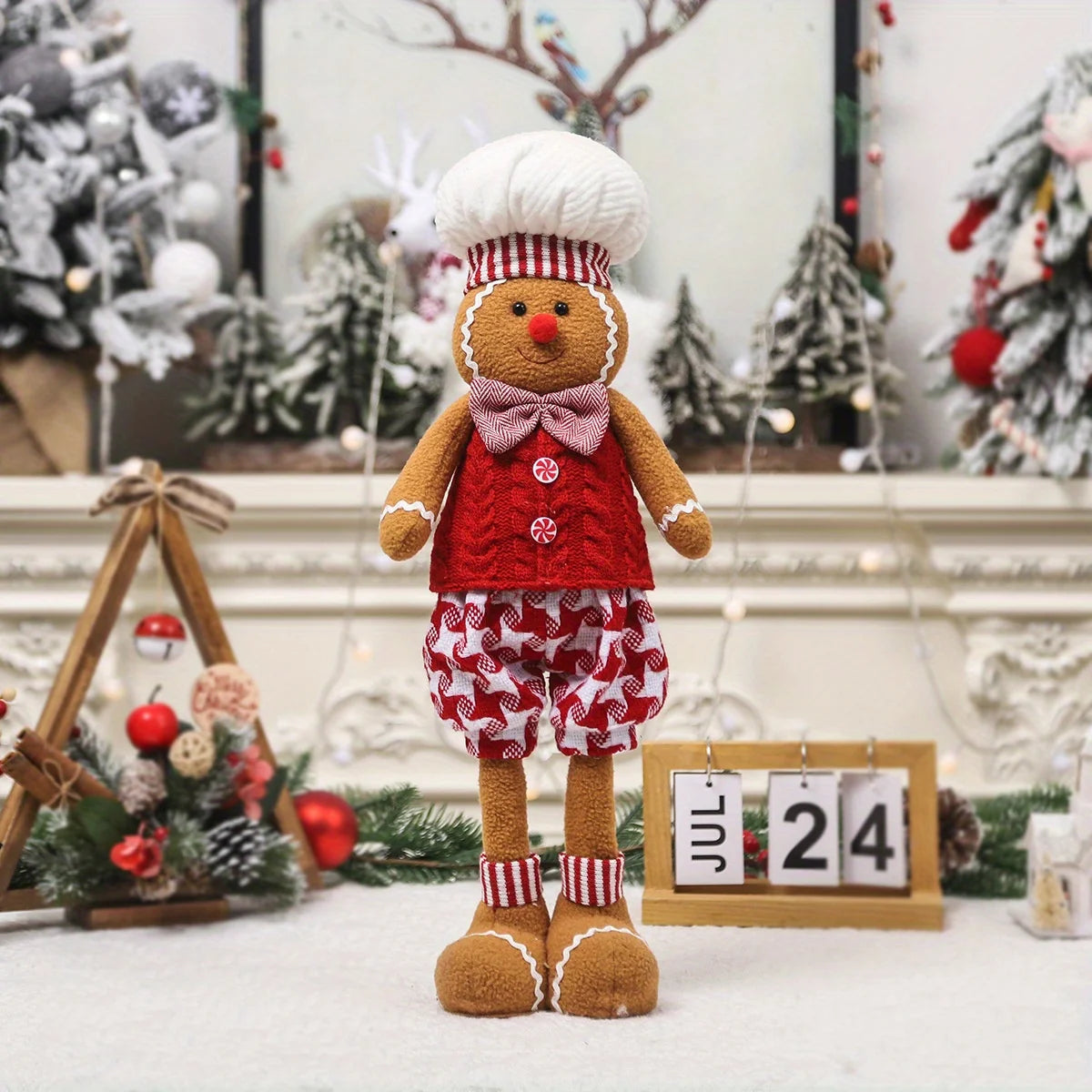 Christmas Stretchable Gingerbread Doll Man