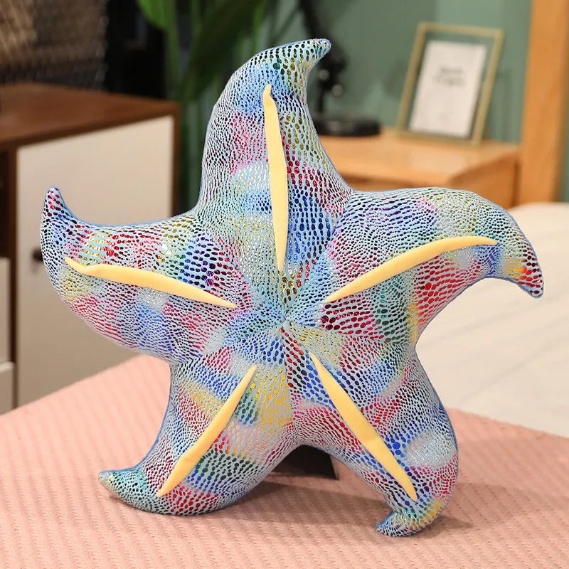 Colorful Starfish Plushie Blue