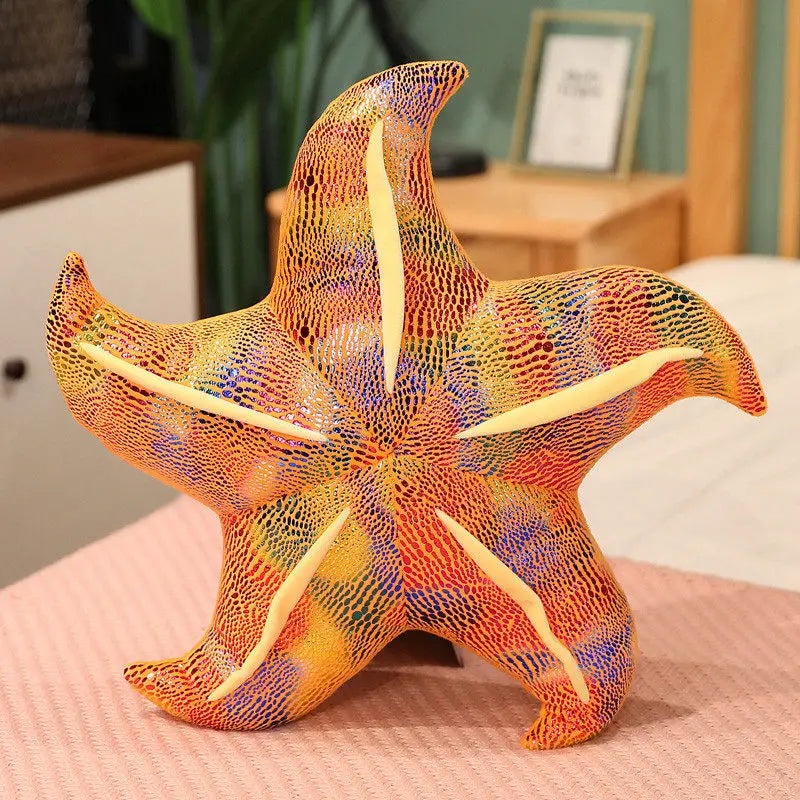 Colorful Starfish Plushie Orange