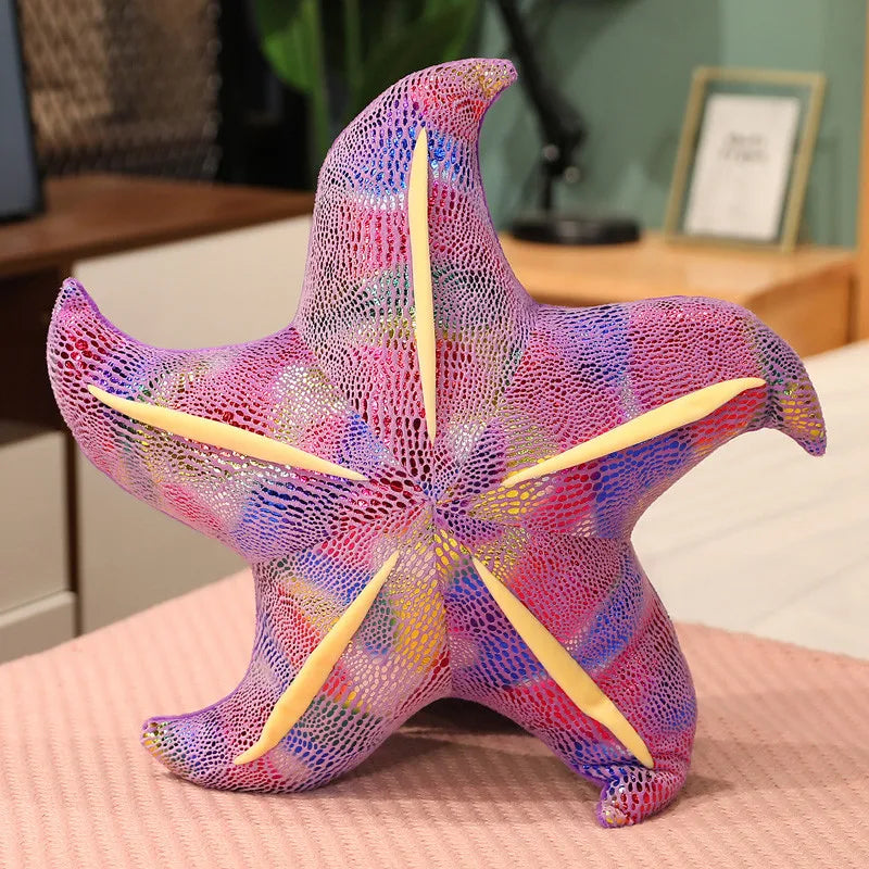 Colorful Starfish Plushie Purple