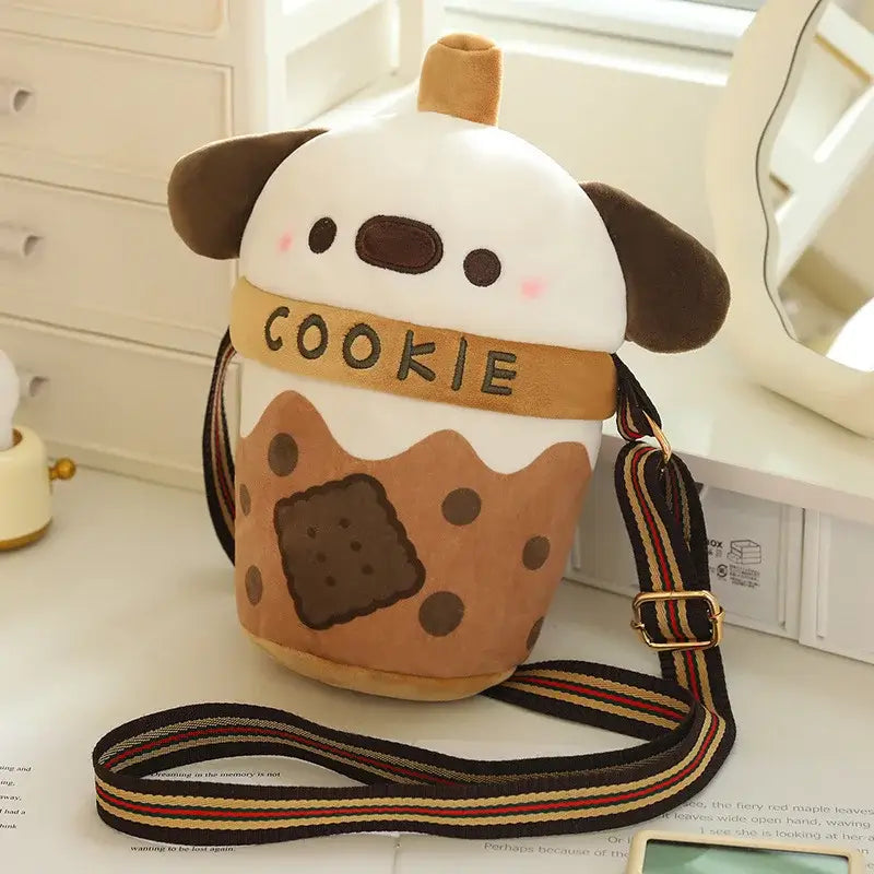 Cookie Cuddles Carry-Along Companion stuffed animal bag strap detail