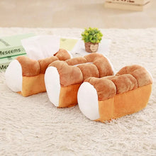 Tissue Box Plushie shaped like a loaf of bread