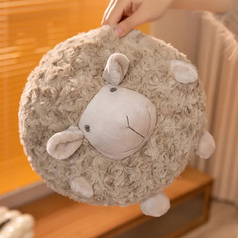 Cozy Cotton Lamb brown stuffed animal front view