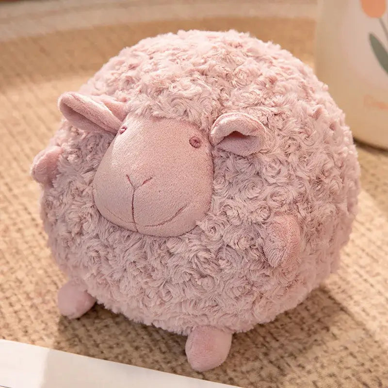 Cozy Cotton Lamb pink plushie
