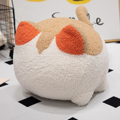 Cozy Colors Cat Plushie Brown Orange Colors