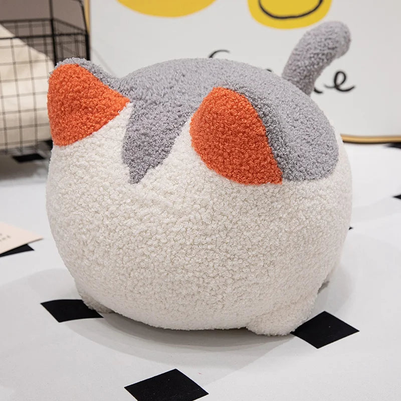 Cozy Colors Cat Plushie Gray Orange Colors