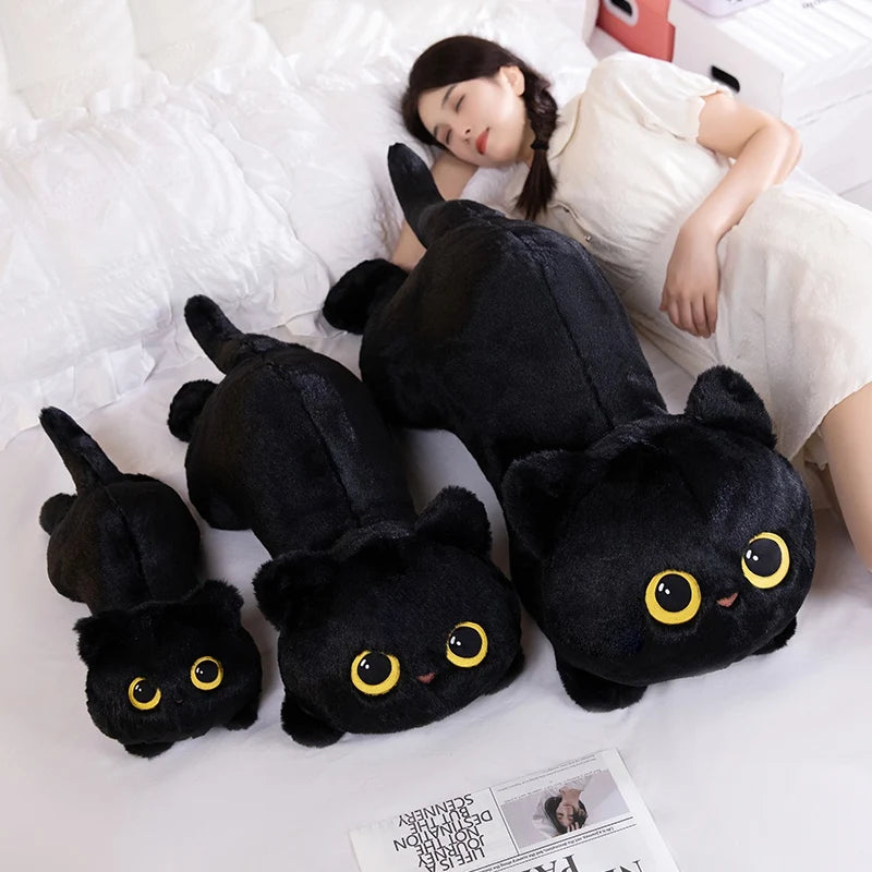 Cozy Paws Oversized Cat Plushie Sizes