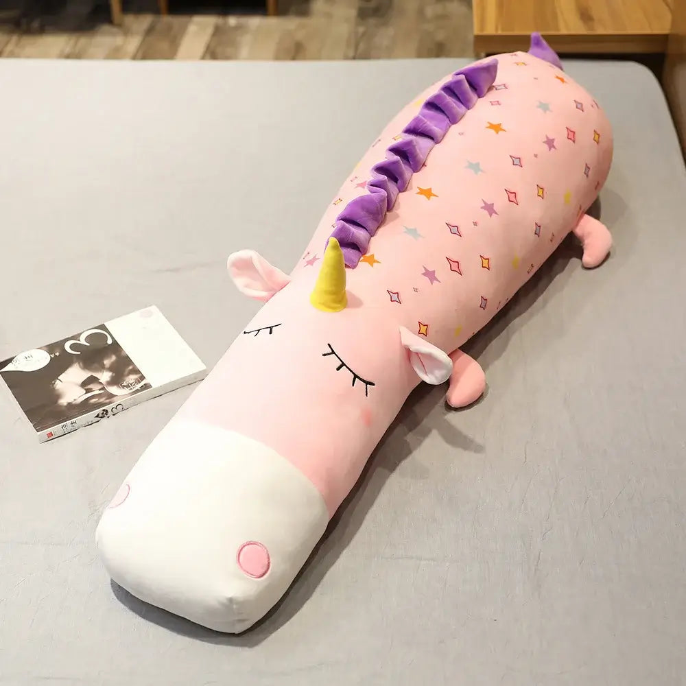 Creature Comforts: Kawaii Body Pillow unicorn plushie