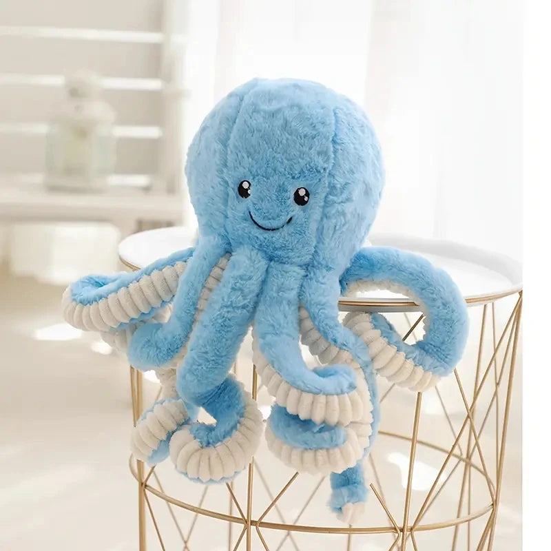 Cuddle Cove Octopus Kawaii Plushie Blue