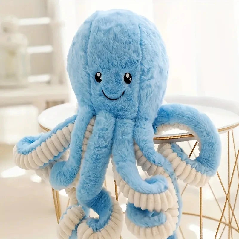 Cuddle Cove Octopus Kawaii Plushie Blue