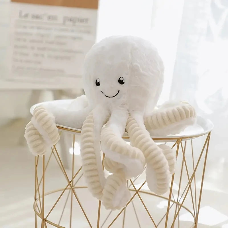 Cuddle Cove Octopus Kawaii Plushie White