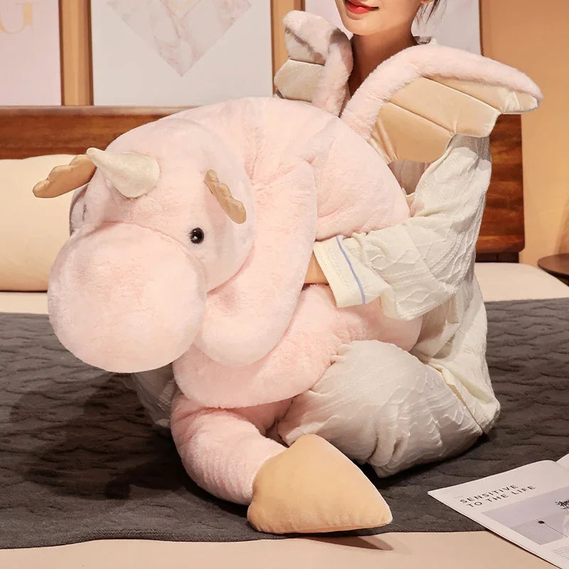 Cuddle Soft Giant Dragon Plushie Detail View