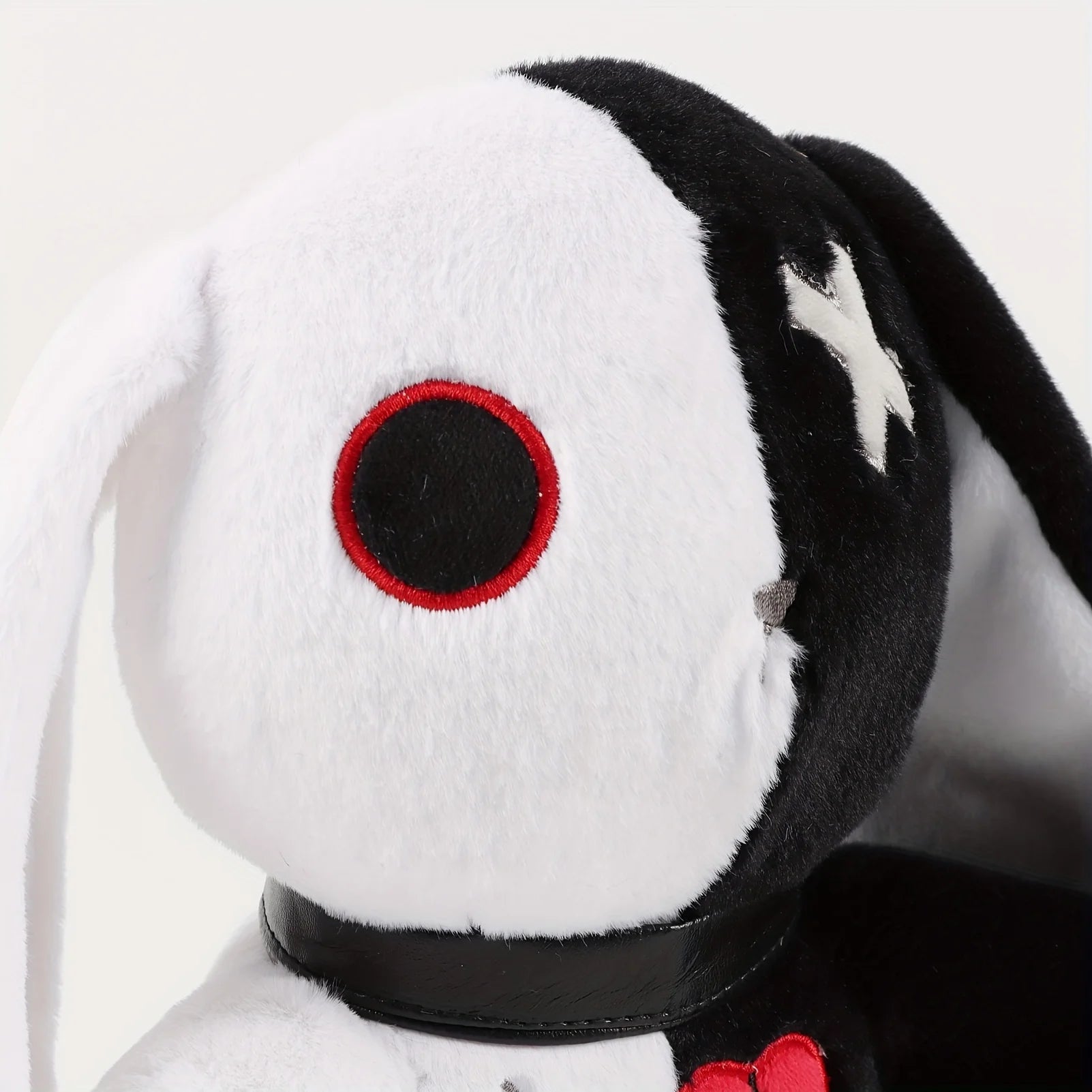 Dark Series Kawaii Bunny Plush Close Up Face
