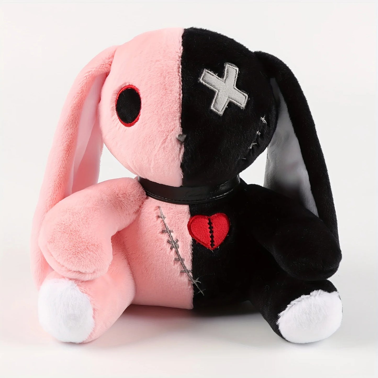Dark Series Kawaii Bunny Plushie Pink
