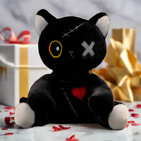 Dark Series Kawaii Plushie black cat