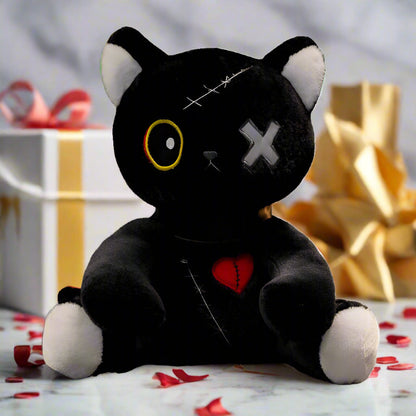 Dark Series Kawaii Plushie black cat