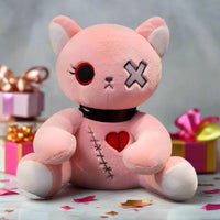 Dark Series Kawaii Plushie pink cat