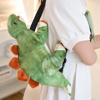 Dinosaur Explorer Plushie Backpack Side View 