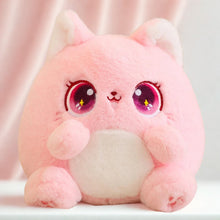 Dreamy Eyes Kawaii Cat Plush Pink